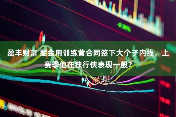 盈丰财富 掘金用训练营合同签下大个子内线，上赛季他在独行侠表现一般？