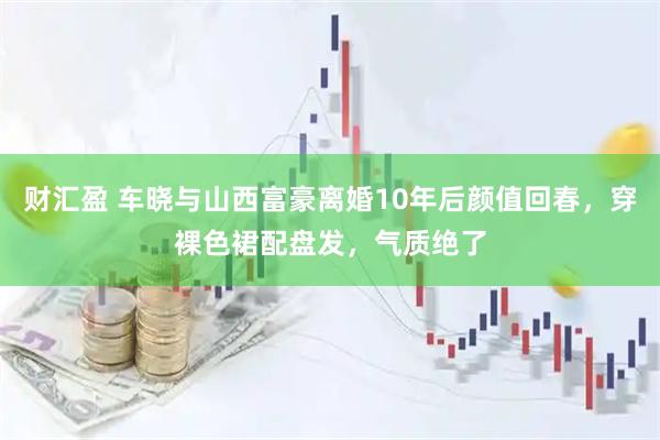 财汇盈 车晓与山西富豪离婚10年后颜值回春，穿裸色裙配盘发，气质绝了