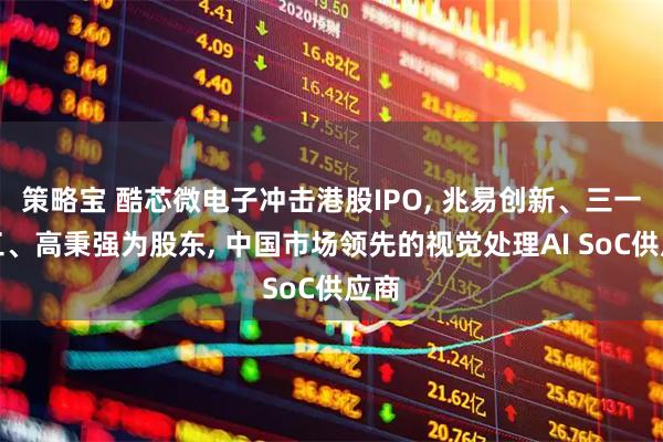 策略宝 酷芯微电子冲击港股IPO, 兆易创新、三一重工、高秉强为股东, 中国市场领先的视觉处理AI SoC供应商