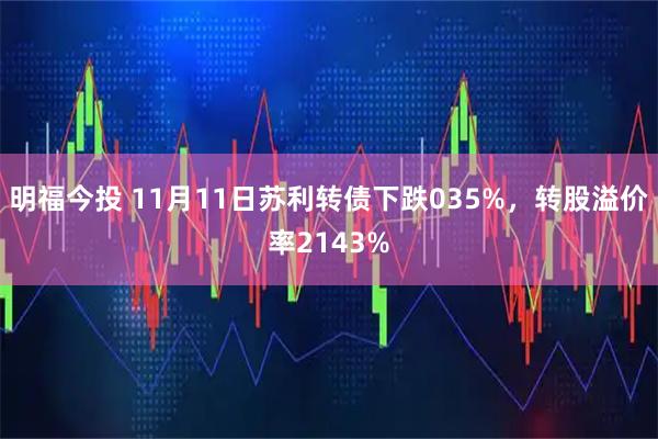 明福今投 11月11日苏利转债下跌035%,转股溢价率2143%
